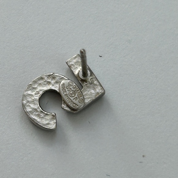 Chanel Black Vintage Number 5 Earrings - Picture 3 of 5